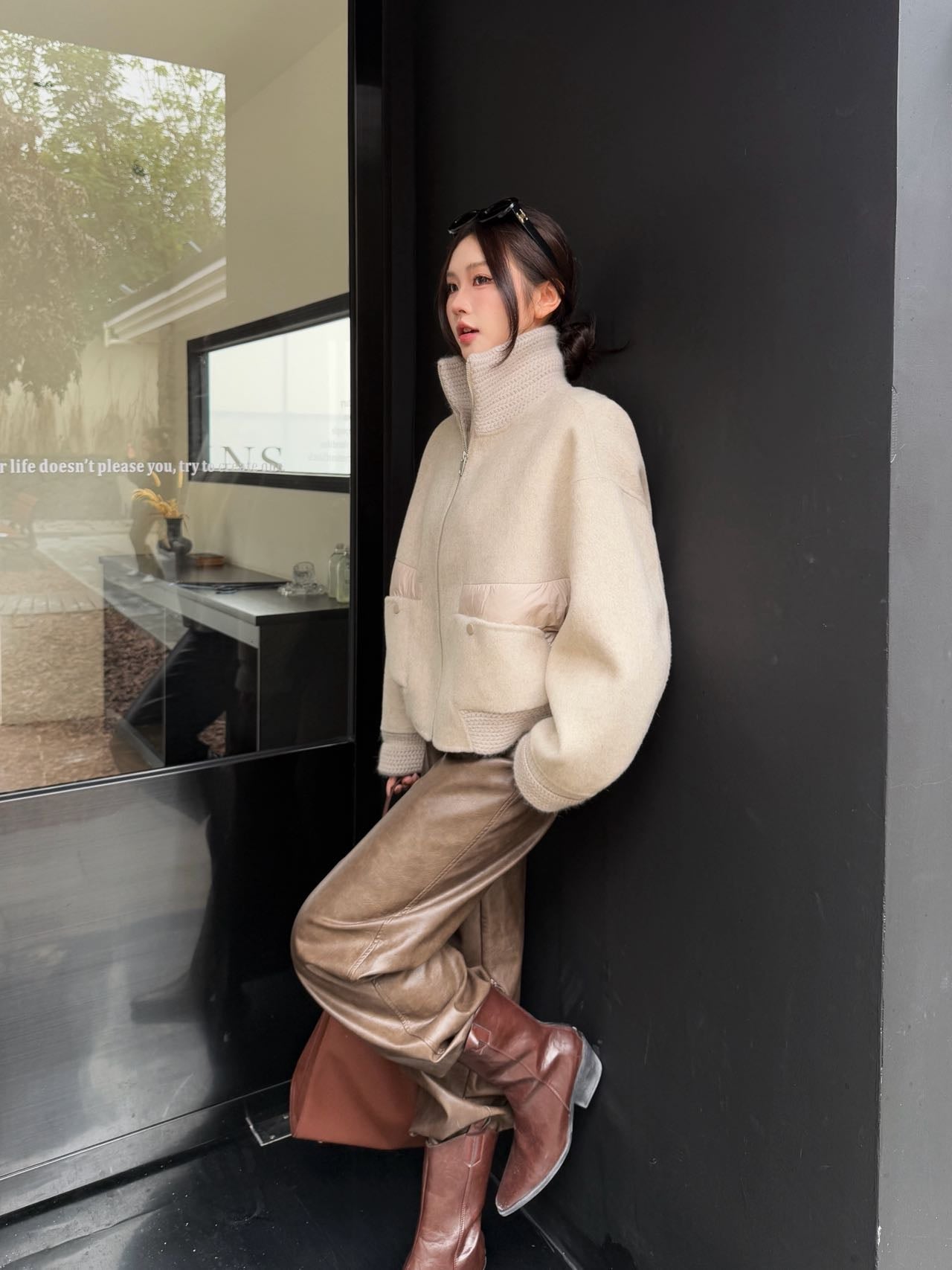 Max NEW woolen down jacket