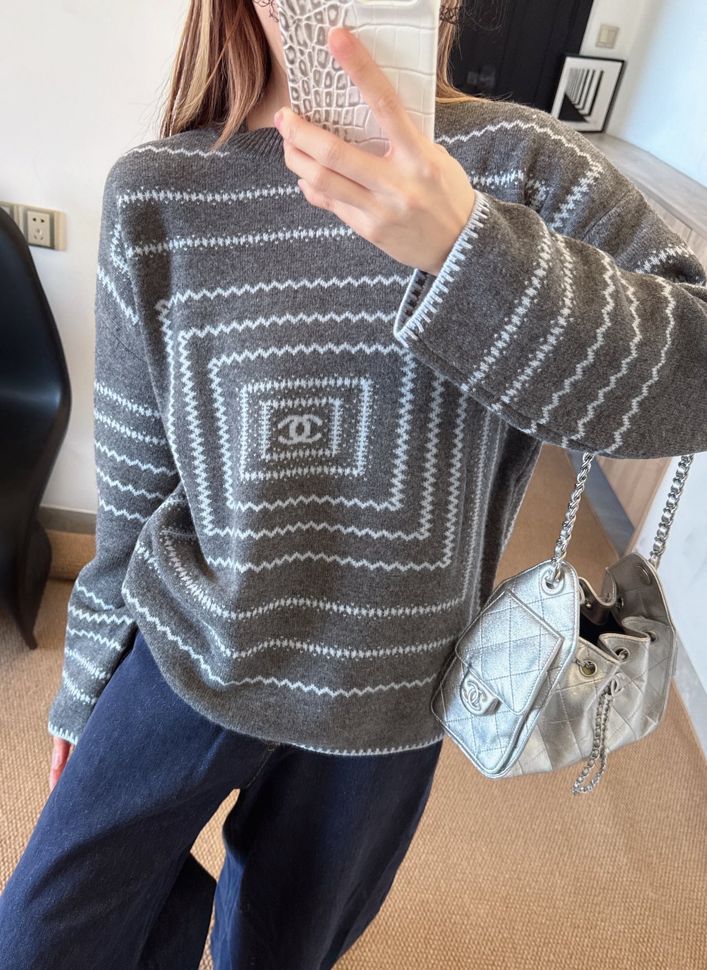 Chan NEW Jacquard sweater