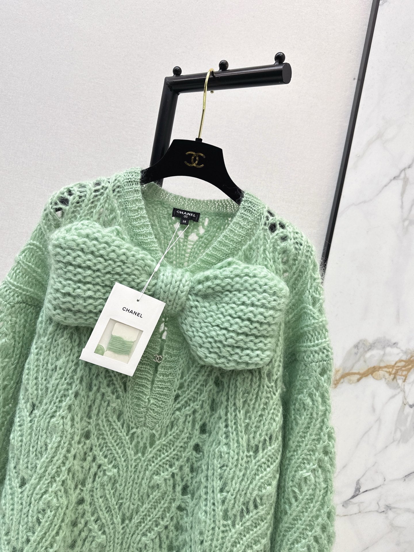 Chan NEW knit bow dress