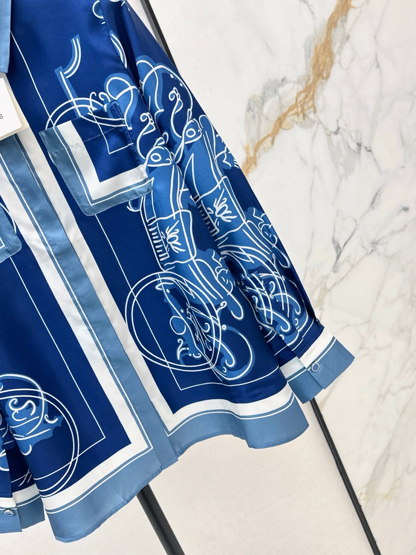 Herm NEW print silk shirts