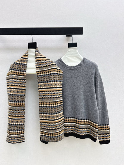 Loro NEW wool sweater + scarf