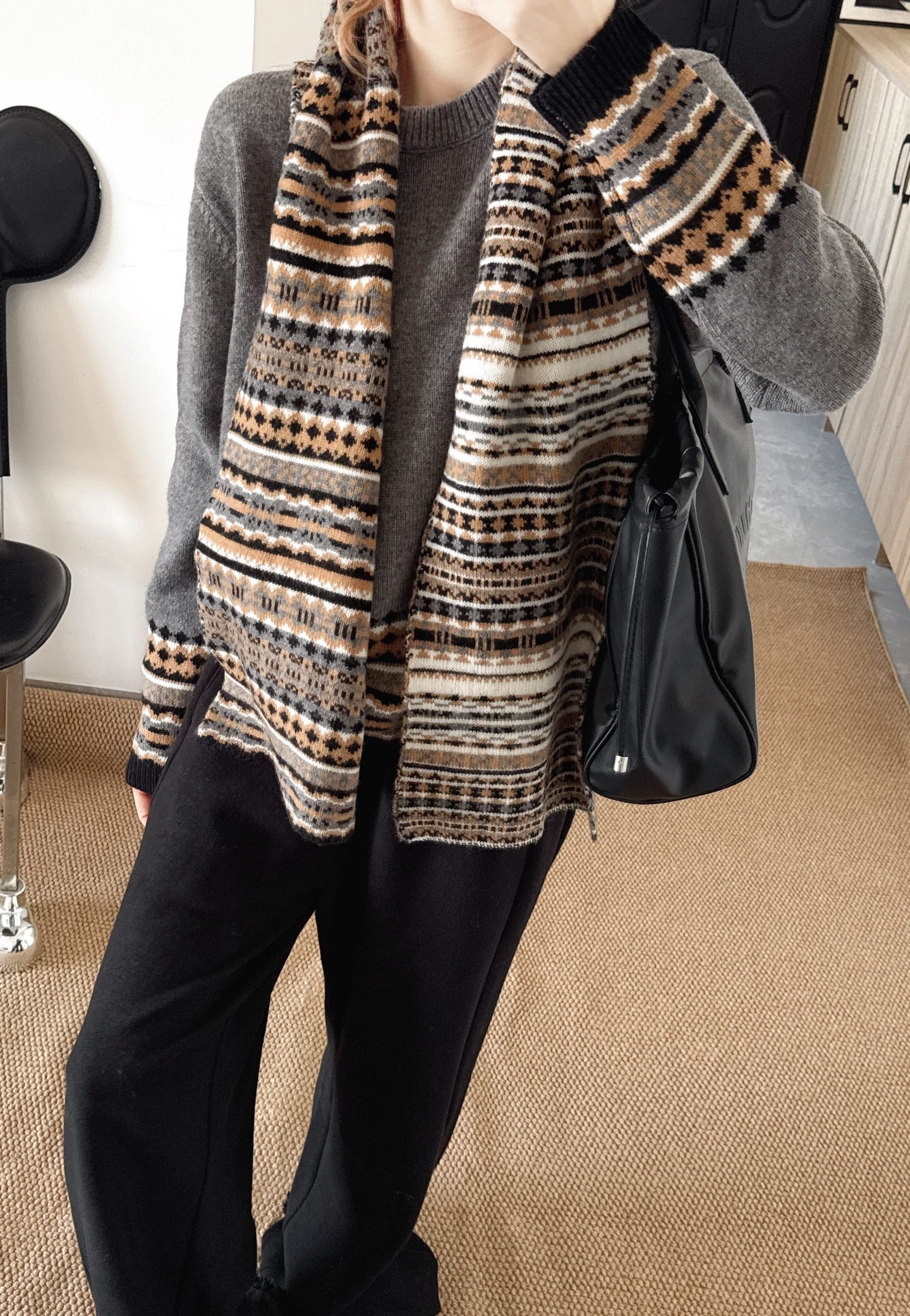 Loro NEW wool sweater + scarf