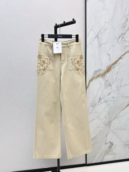 CD NEW embroidery pants