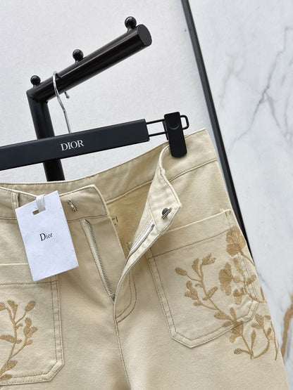 CD NEW embroidery pants