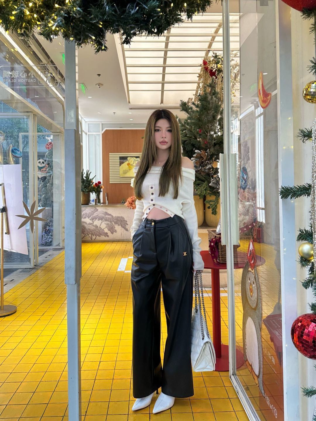 Celi NEW pu leather pants