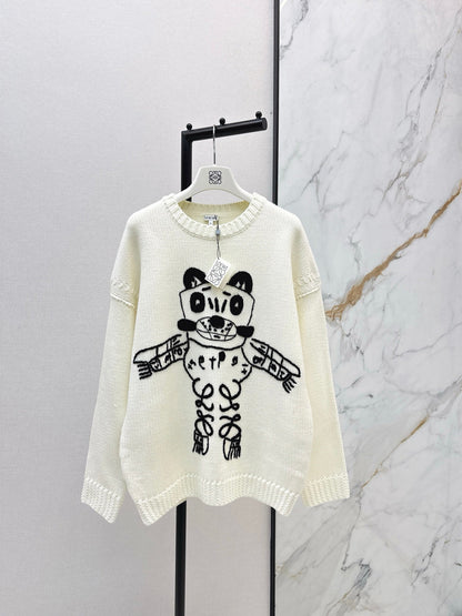 Loe NEW embroidered sweater