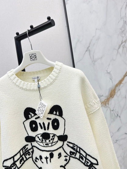 Loe NEW embroidered sweater