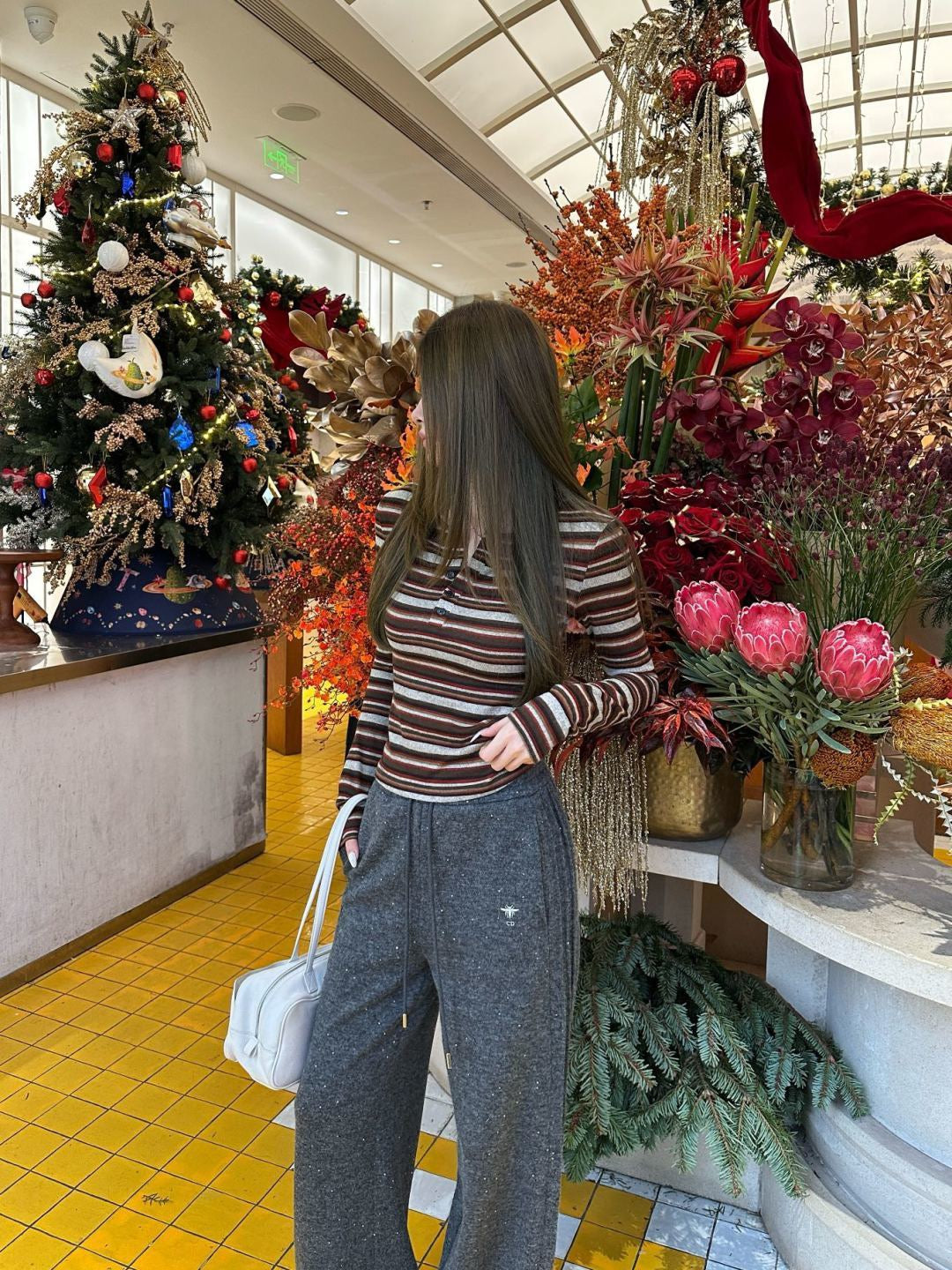 CD NEW embroidery pants