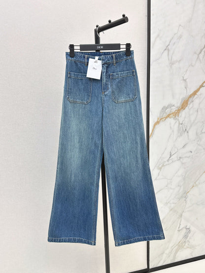 CD NEW wide-leg jeanes