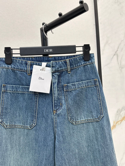 CD NEW wide-leg jeanes