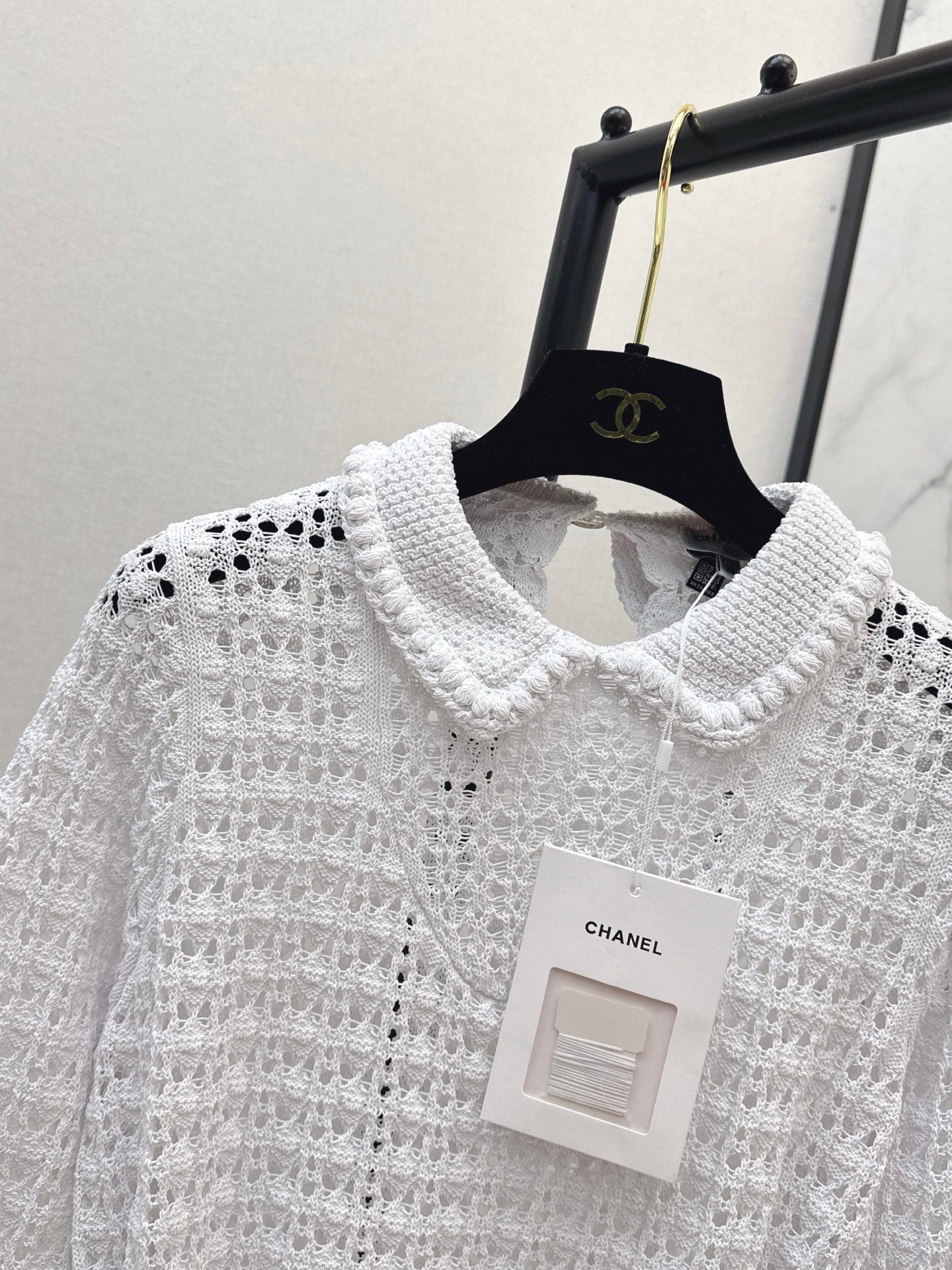 Chan NEW Openwork knitwear