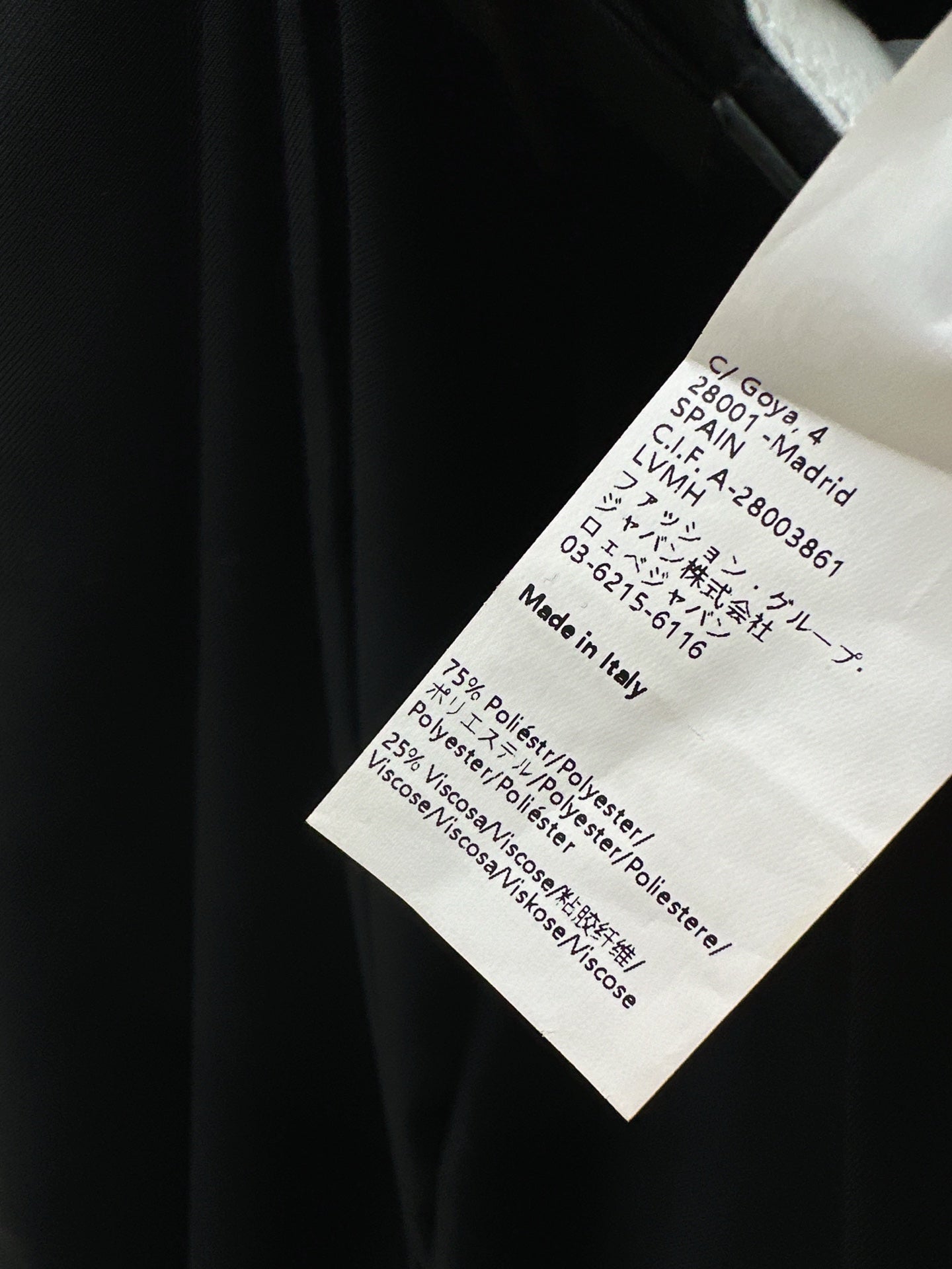 Loe NEW Pleated leather label trousers