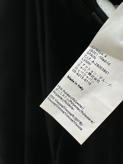 Loe NEW Pleated leather label trousers