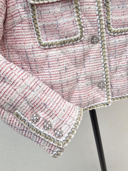 Chan NEW  tweed down jacket