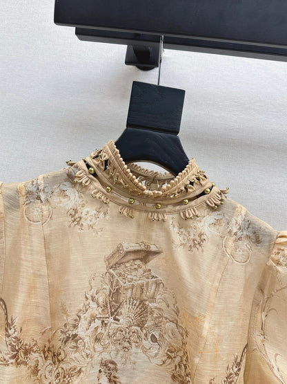 Zimm NEW flower print shirt