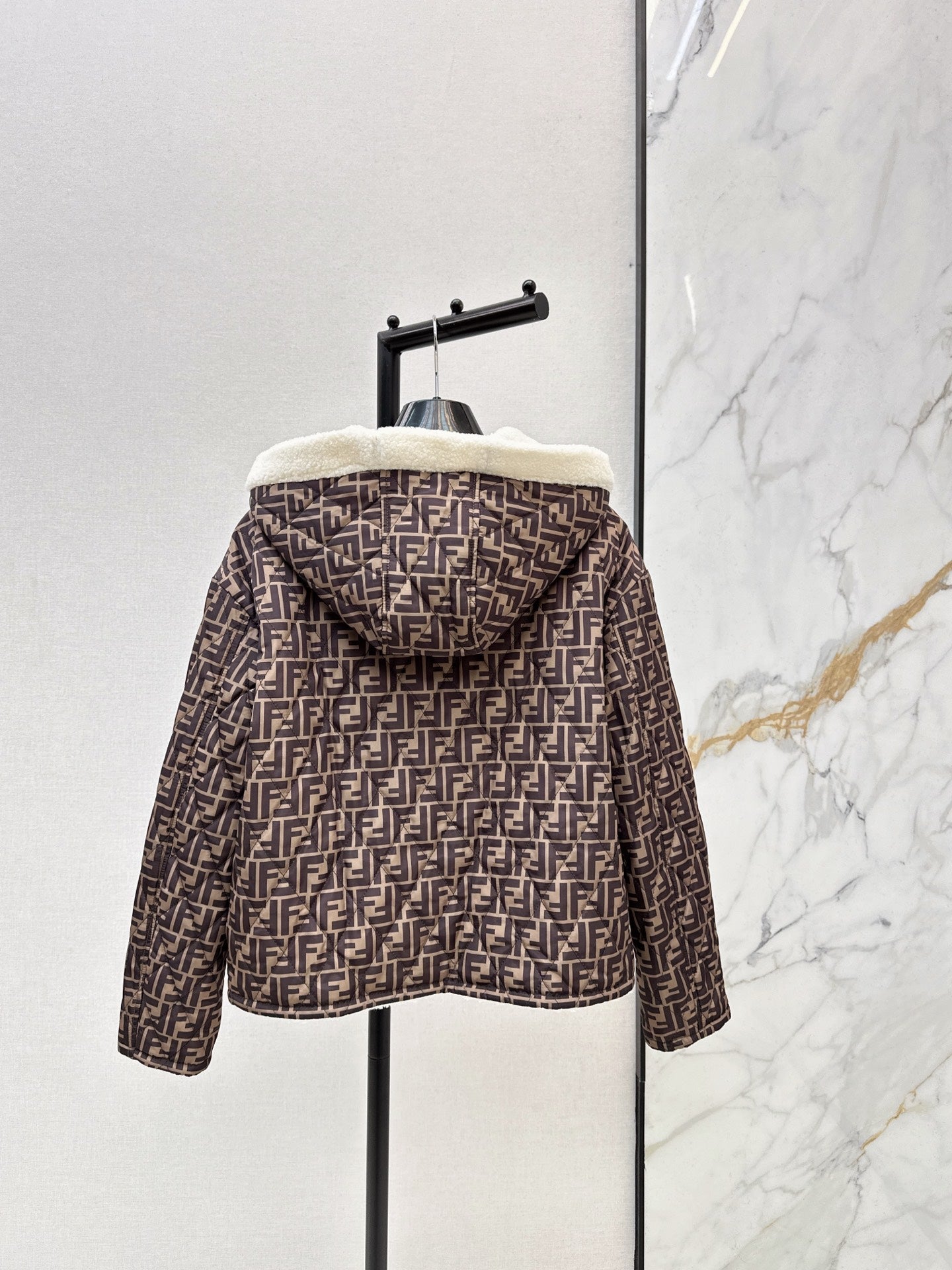 Fend NEW reversible hooded jacket