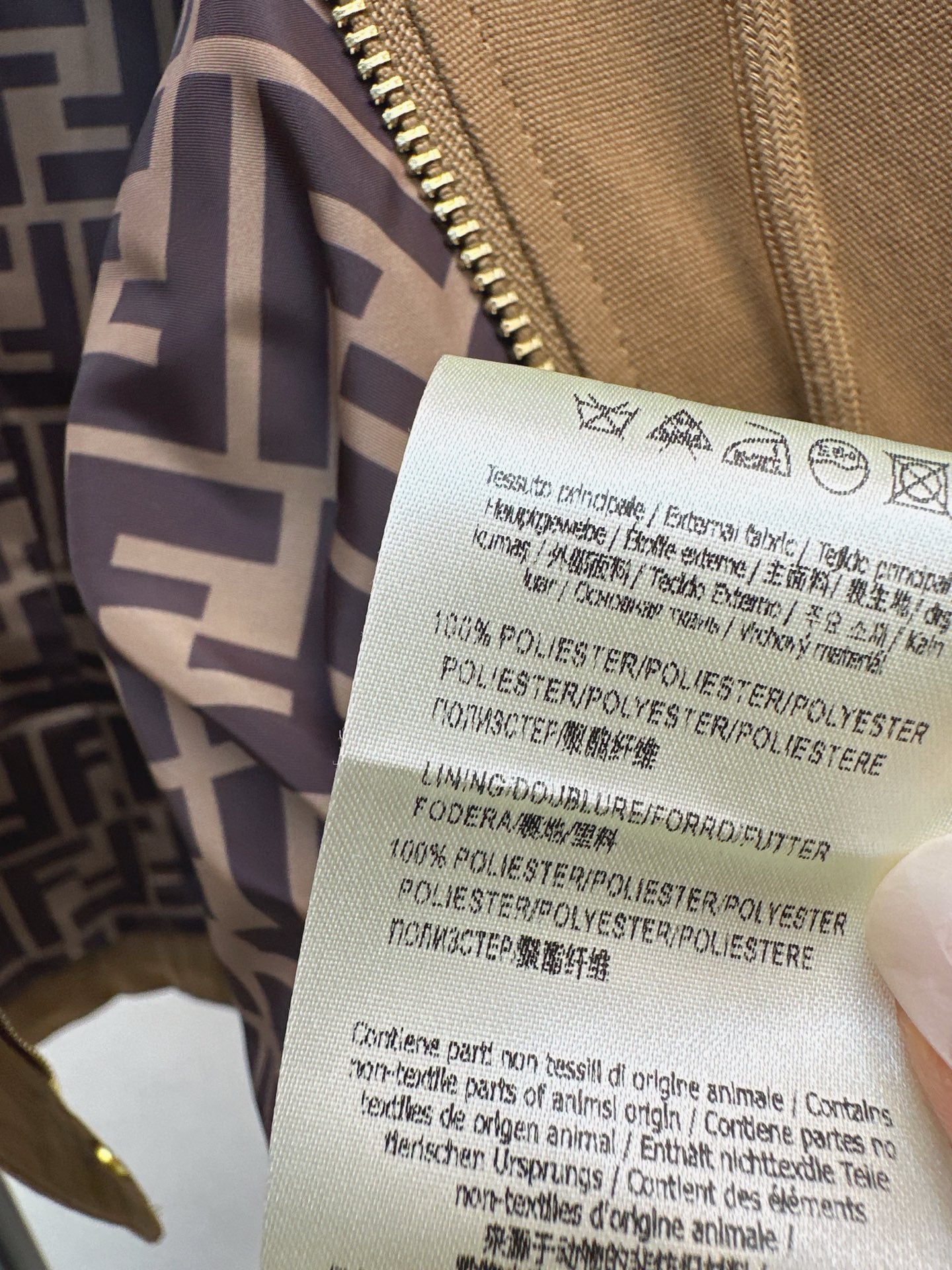 Fend NEW Hooded drawstring jacket