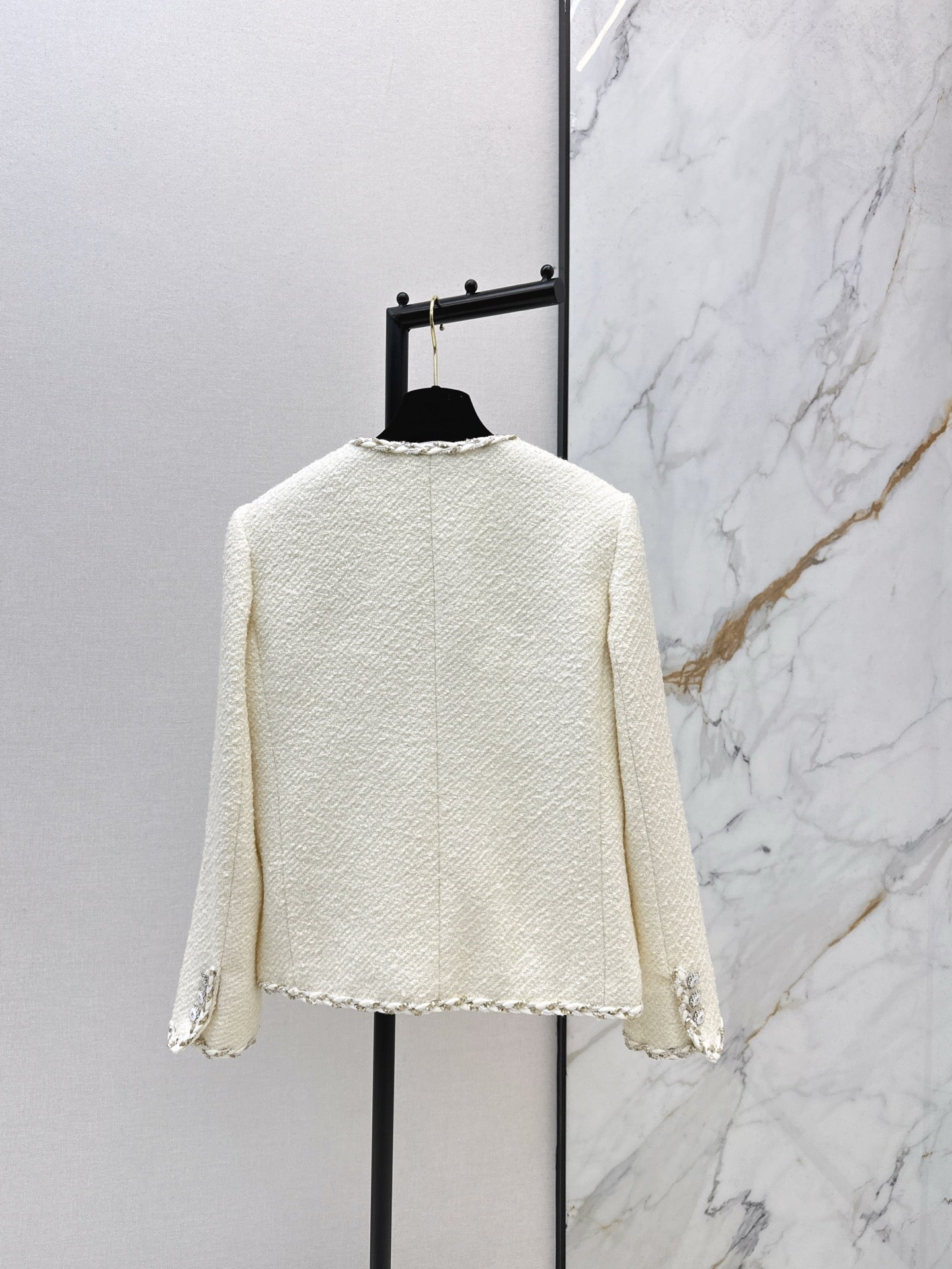 Chan NEW woven tweed jacket