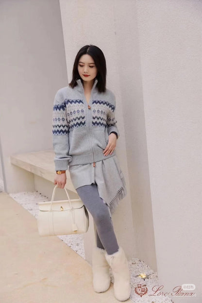 Ral NEW fair Isle jacquard cardigan