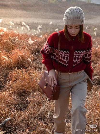 Ral NEW fair Isle jacquard cardigan