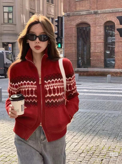 Ral NEW fair Isle jacquard cardigan