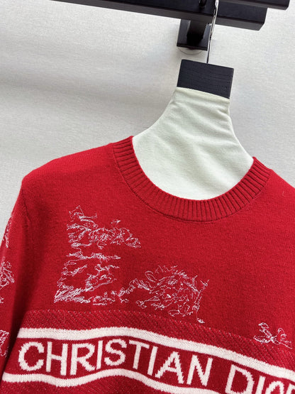 CD NEW embroidered sweater