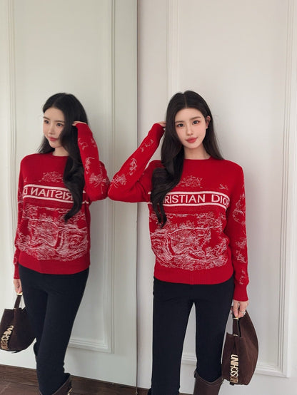 CD NEW embroidered sweater