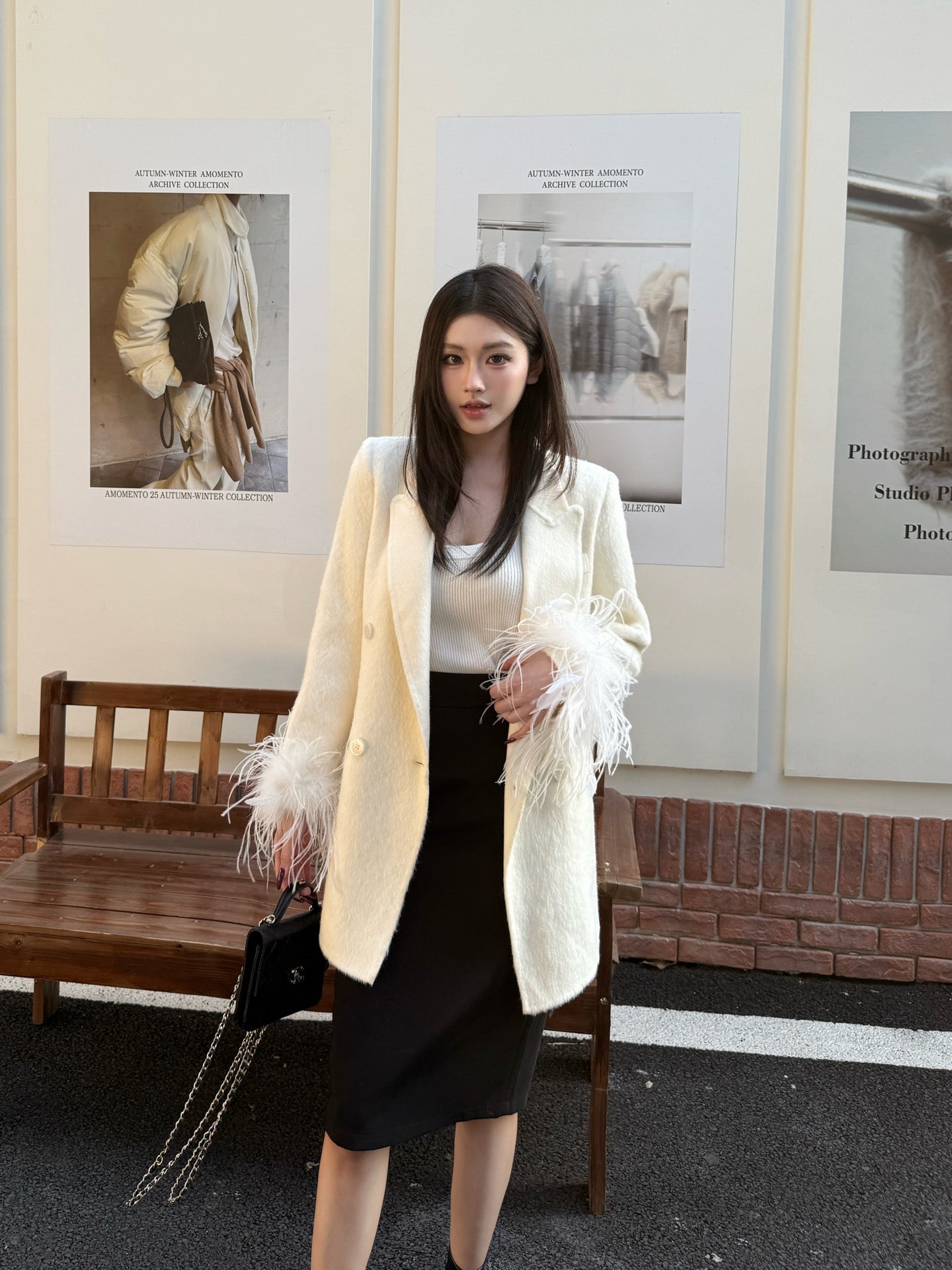 Miu NEW woolen blazer jacket