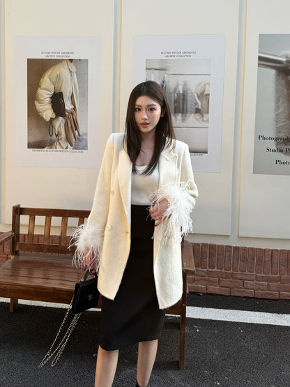 Miu NEW woolen blazer jacket