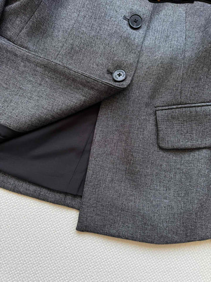 CD NEW jacket with belted