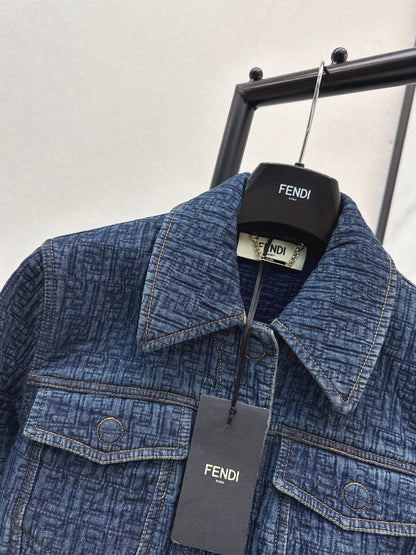 Fend NEW Shorts denim jacket