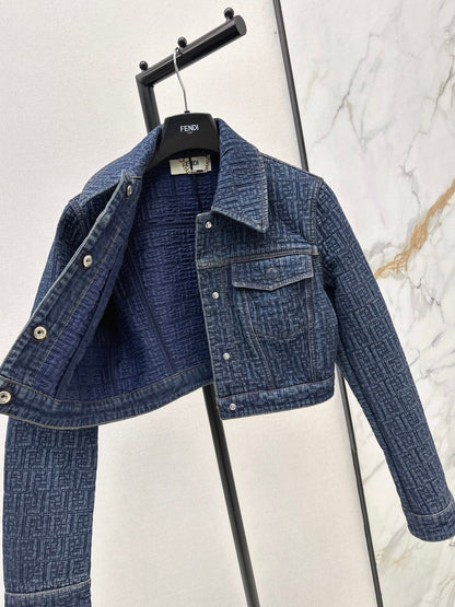 Fend NEW Shorts denim jacket