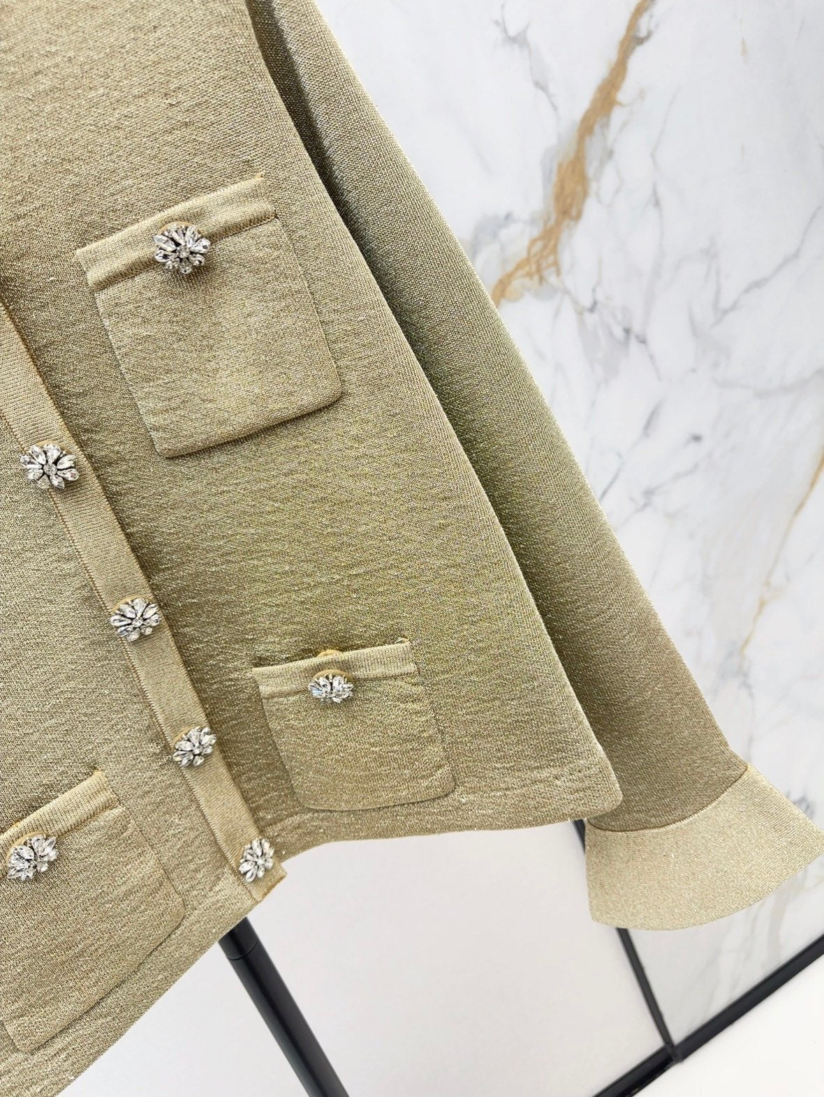 Sp NEW rhinestones knit cardigan