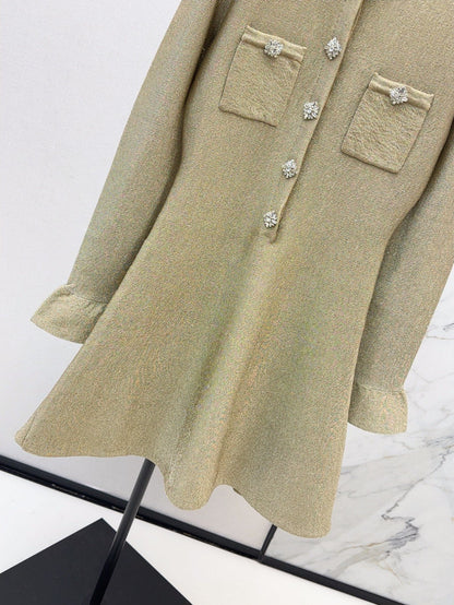 Sp NEW rhinestones knit dress