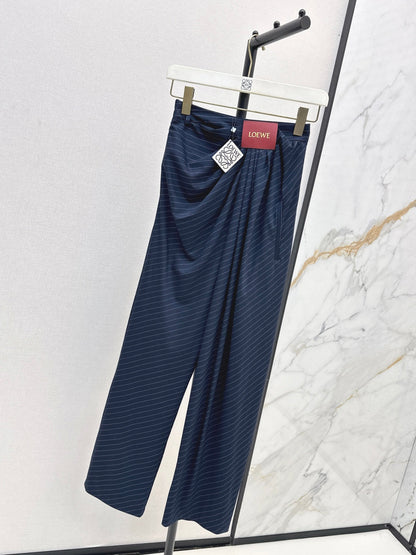 Loe NEW folds suits high-waist pants