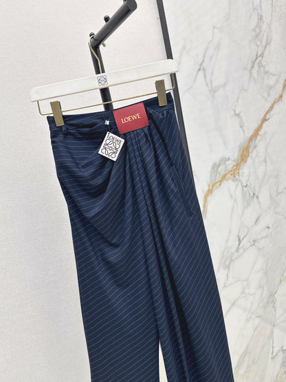 Loe NEW folds suits high-waist pants