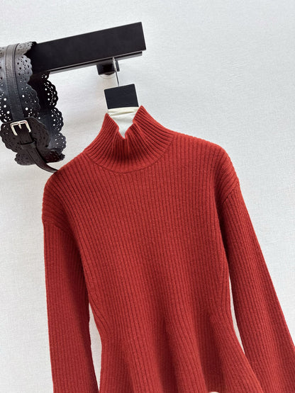 Max NEW Bell-sleeved sweater with a belt