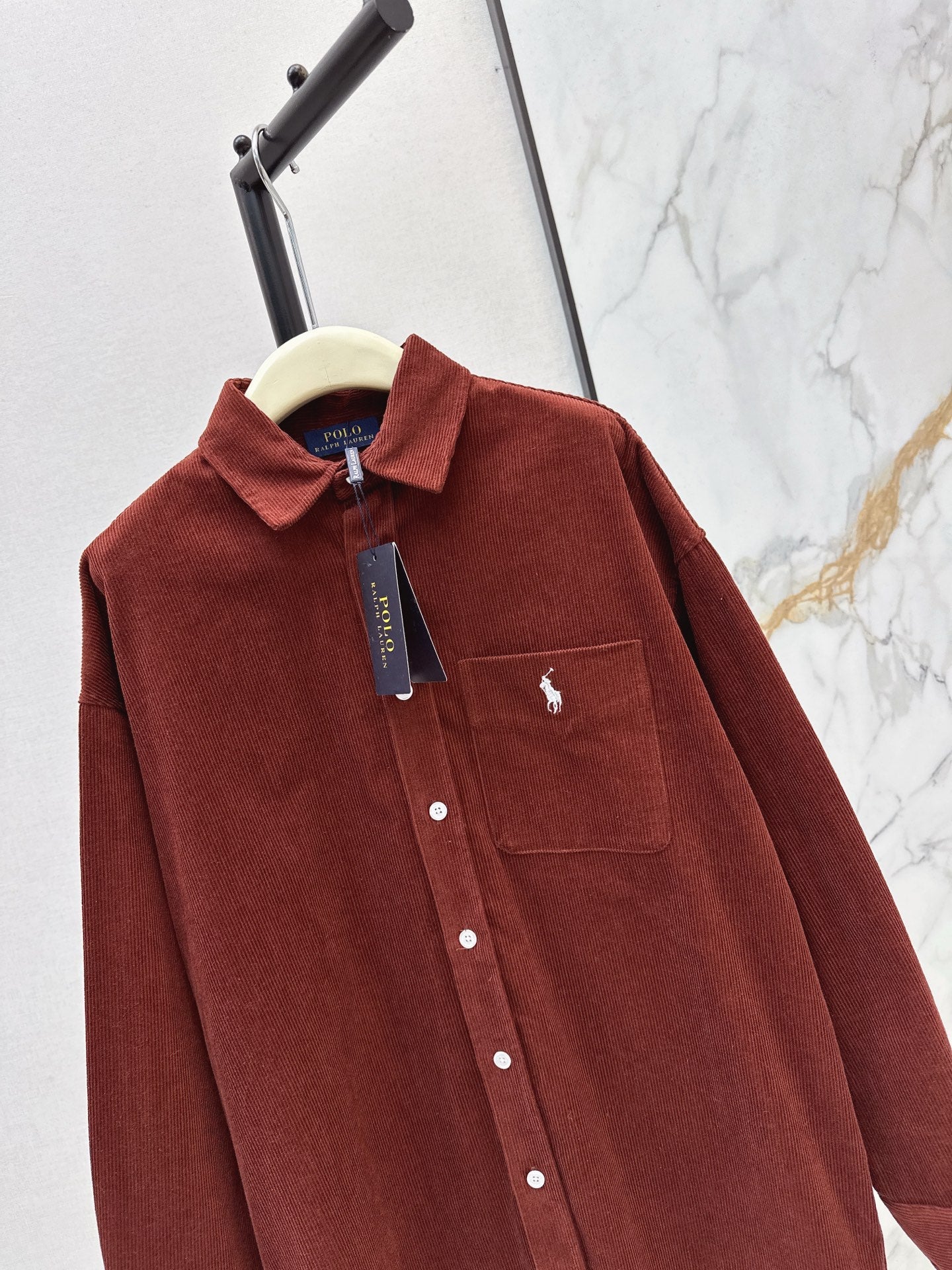 Ral NEW Embroidered corduroy shirt