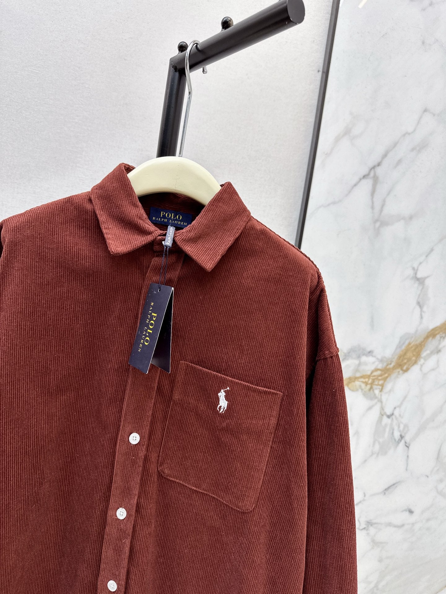 Ral NEW Embroidered corduroy shirt