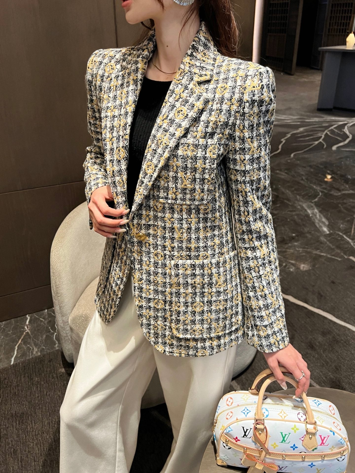 Louis NEW Woven blazer