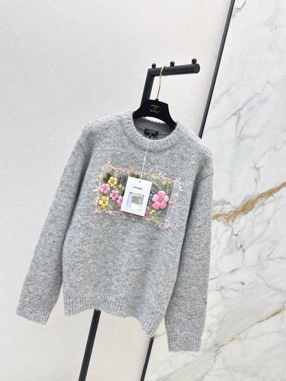 Chan NEW Floral sweater