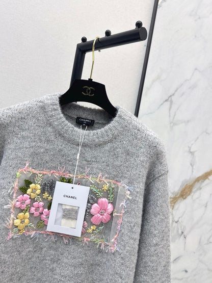 Chan NEW Floral sweater