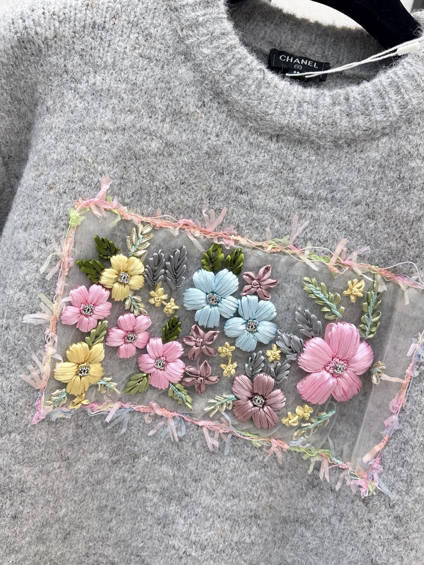 Chan NEW Floral sweater