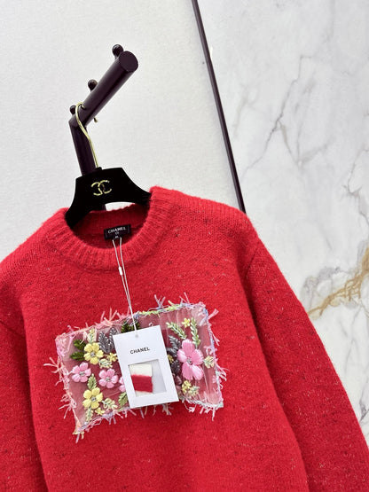 Chan NEW Floral sweater