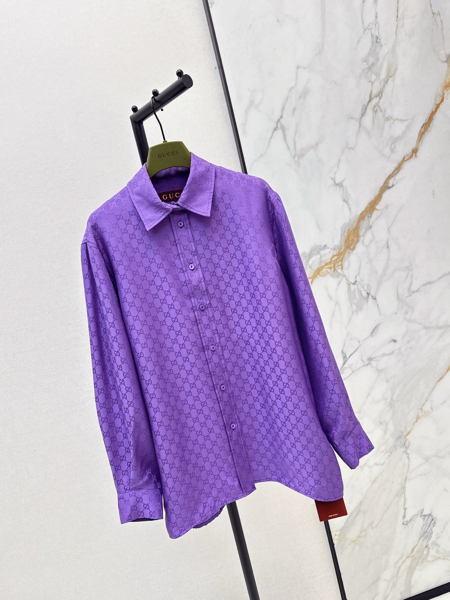 Guc NEW printed silk shirt