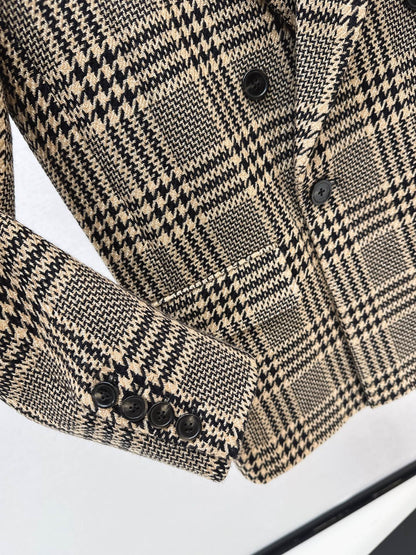 Saint NEW Vintage plaid blazer