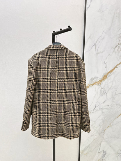 Saint NEW Vintage plaid blazer