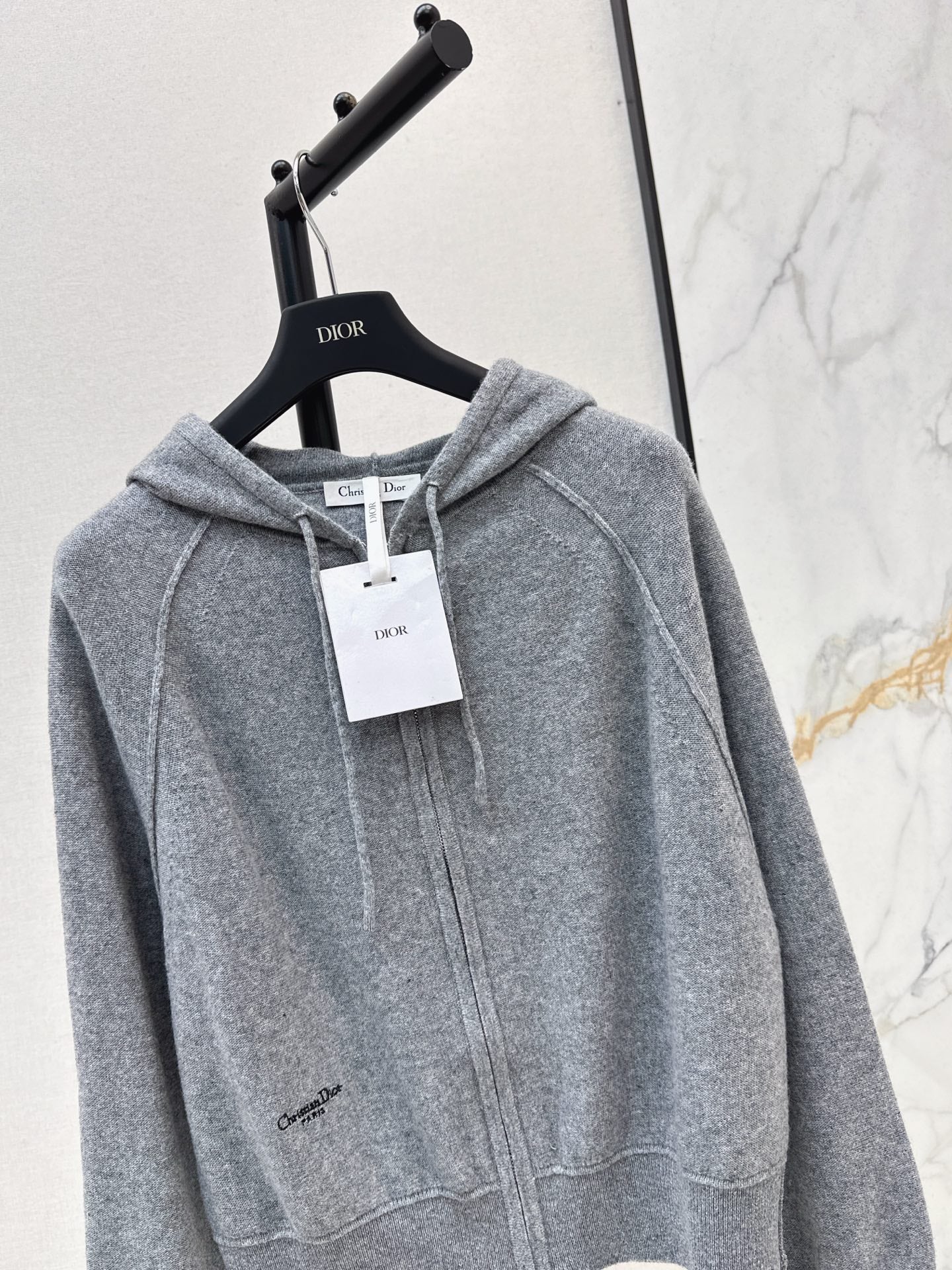 CD NEW Embroidered cashmere jacket