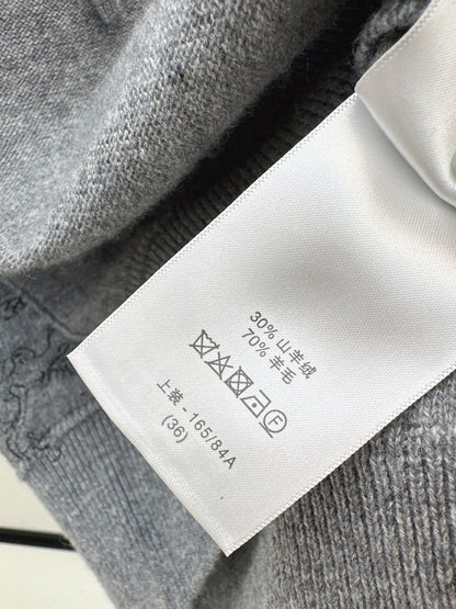 CD NEW Embroidered cashmere jacket