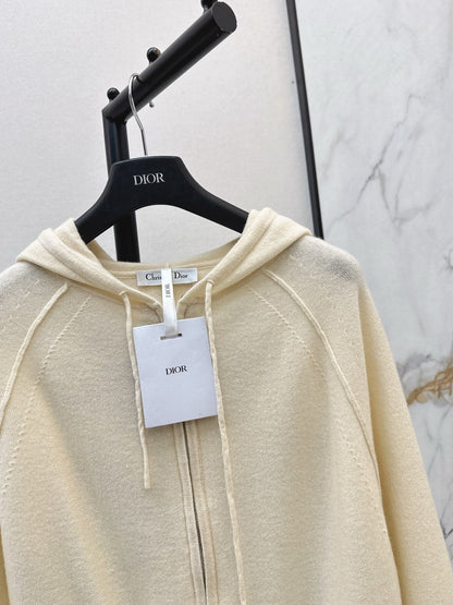 CD NEW Embroidered cashmere jacket